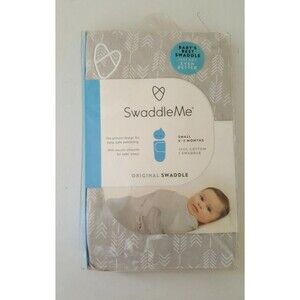 SwaddleMe Original Swaddle Grey/white arrow.- small 0-3 NEW sealed